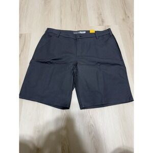 NWT Carhartt Womens Rugged Flex Loose Dark Grey Canvas Work Shorts Size 18